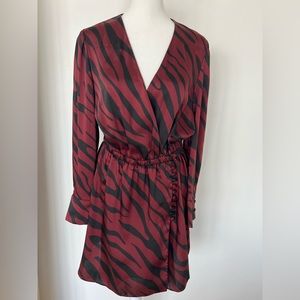 Zara Animal Print Short Dress